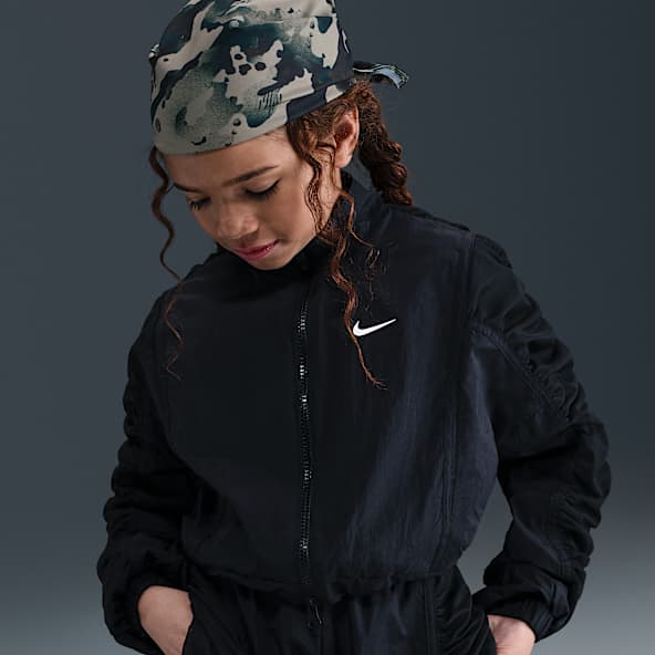 Black Tracksuit Tops. Nike.com